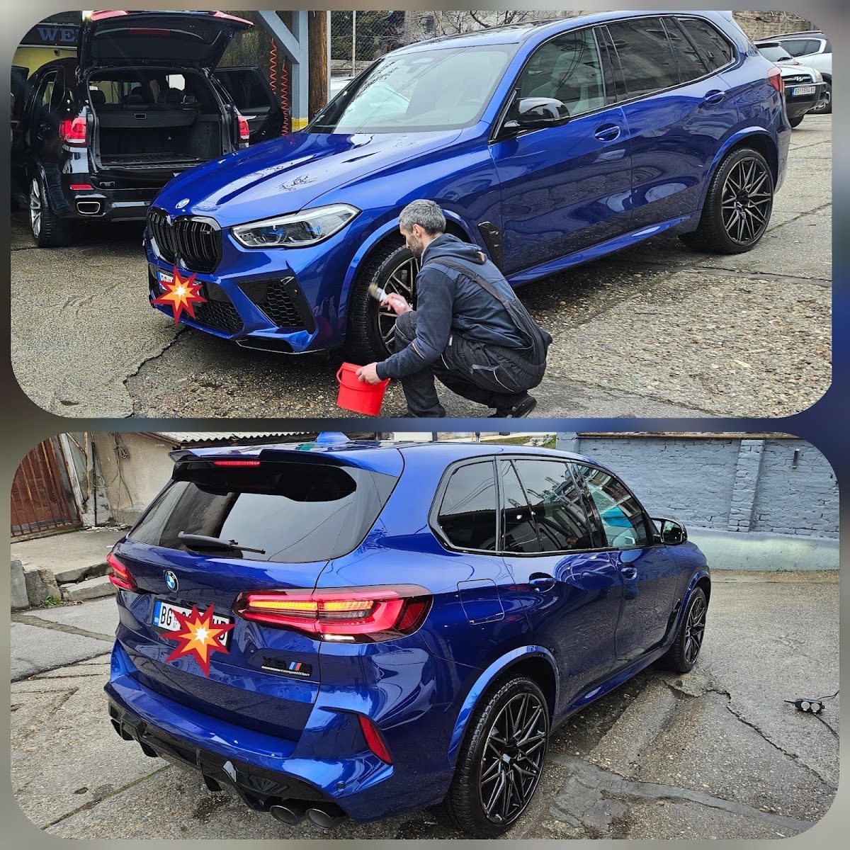 BMW X5 M posle pranja